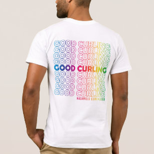 Nashville Curling Club Pride T-Shirt w Pocket Logo