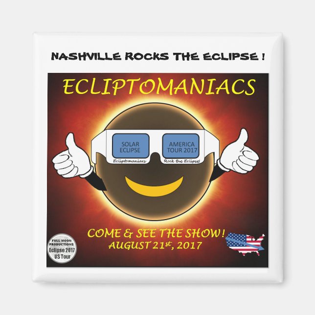 Nashville Eclipse Magnet (Front)