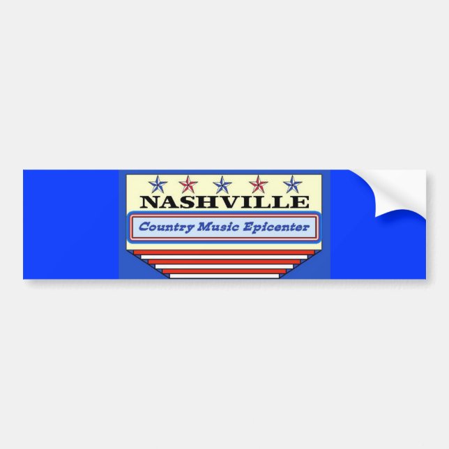 Nashville Epicenter Bumper Sticker (Front)