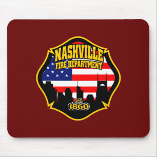 Nashville Fire Department Mouse Mat