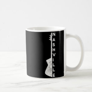 Nashville Guitar Country Music Lovers for Fathers Coffee Mug