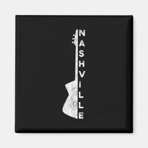 Nashville Guitar Country Music Lovers Gifts Magnet