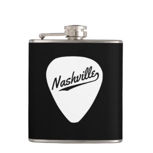 Nashville Guitar Pick Hip Flask