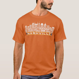 Nashville Hockey Team All Time Legends Nashville C T-Shirt