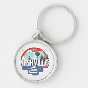 Nashville In Design Key Ring