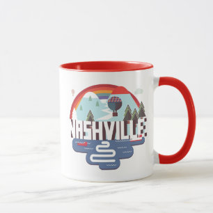 Nashville In Design Mug