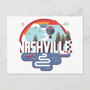 Nashville In Design Postcard