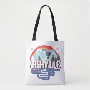 Nashville In Design Tote Bag