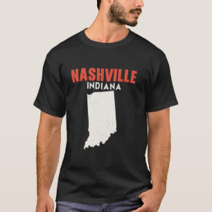 Nashville Indiana USA State America Travel Indiana T-Shirt