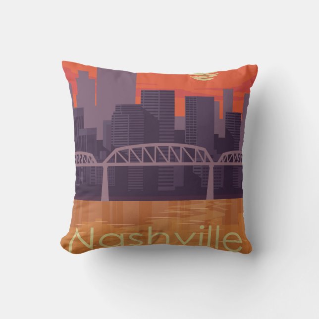 Nashville Landscape    Cushion (Front)