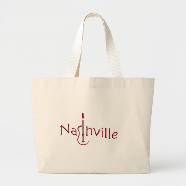 nashville large tote bag (Front)