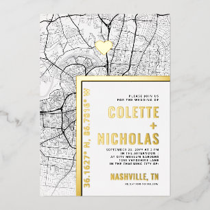 Nashville Love Locator   City Themed Wedding