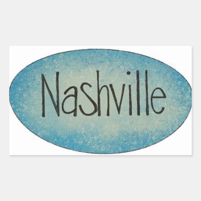 Nashville Music City Logo Sticker (Front)