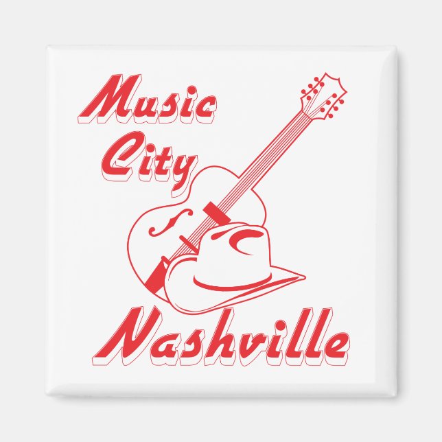 Nashville. Music city Magnet (Front)