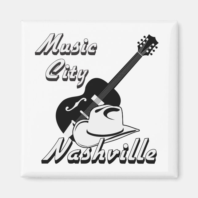 Nashville. Music city Magnet (Front)