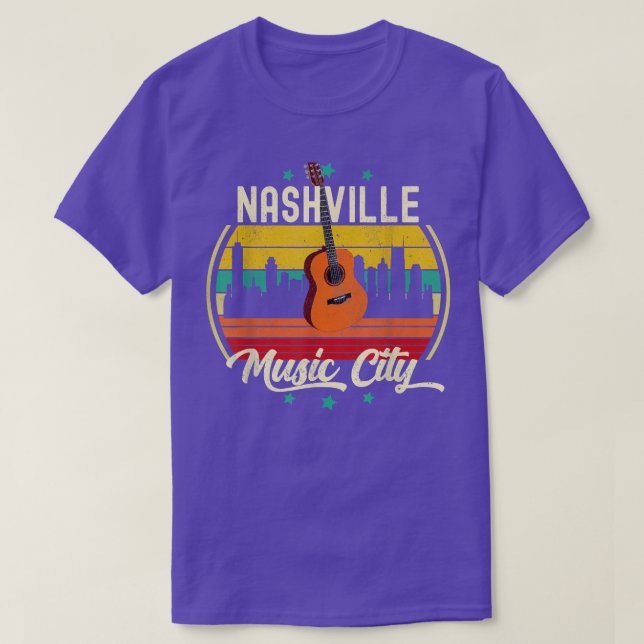 Nashville Music City Nashville Country Music Nashv T-Shirt (Design Front)