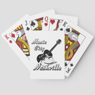 Nashville. Music city Playing Cards
