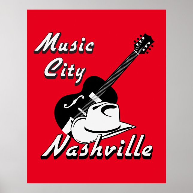 Nashville. Music city Poster (Front)