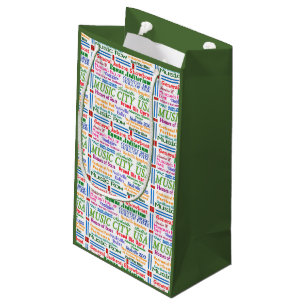 Nashville Music City Small Gift Bag