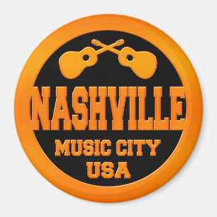 Nashville Music City USA Magnet
