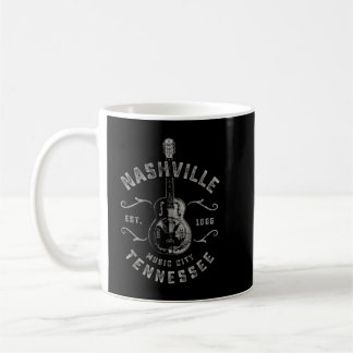 Nashville Music City Usa Vintage.png Coffee Mug