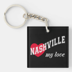 Nashville my love key ring