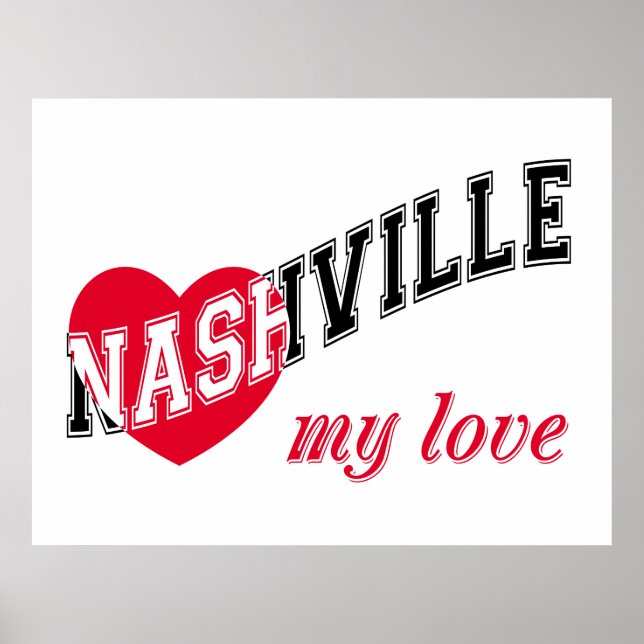 Nashville my love poster (Front)