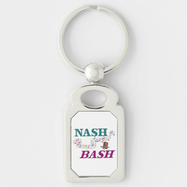 Nashville Nash Bash Music Key Ring (Front)