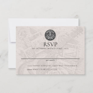 Nashville Passport Wedding RSVP Card