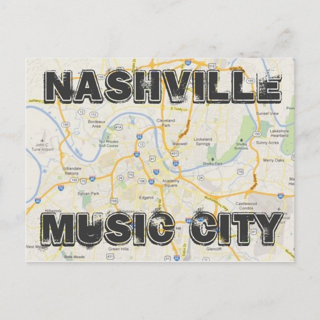 Nashville Postcard (Front)