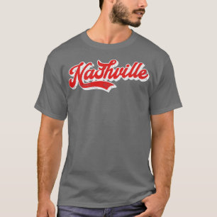 Nashville Retro Typography Design 1 T-Shirt