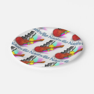 Nashville Rhythm Paper Plate