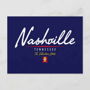 Nashville Script Postcard