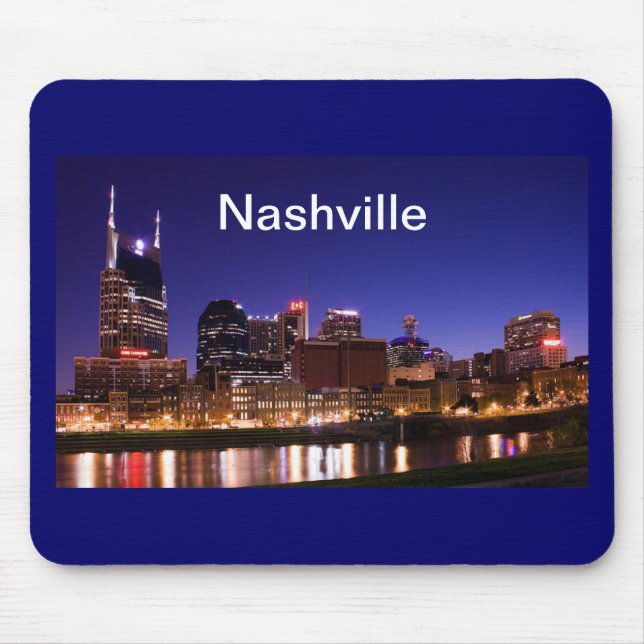 Nashville Skyline Mouse Mat (Front)