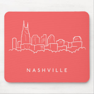 Nashville Skyline Mouse Mat