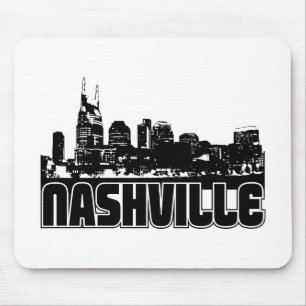 Nashville Skyline Mouse Mat