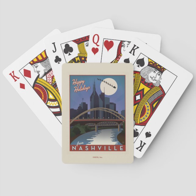 Nashville Skyline Playing Cards (Back)