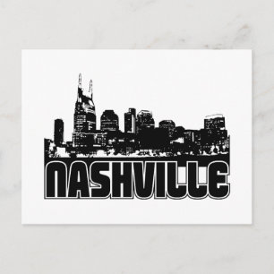Nashville Skyline Postcard