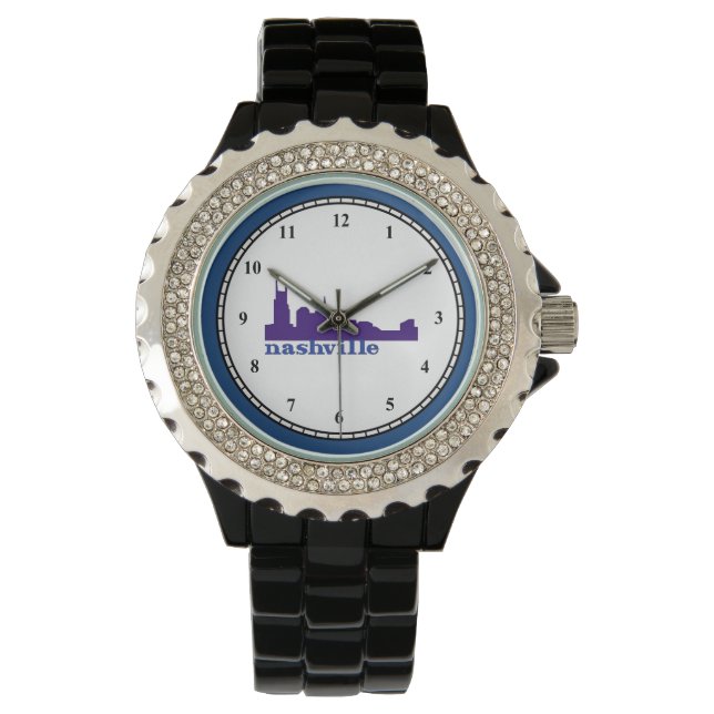 Nashville Skyline Purple Watch (Front)