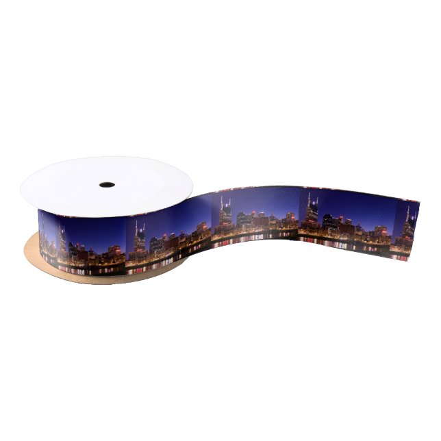 Nashville Skyline Satin Ribbon (Spool)