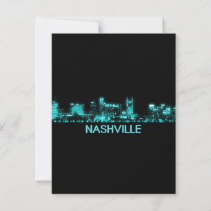 Nashville Skyline Thank You Card