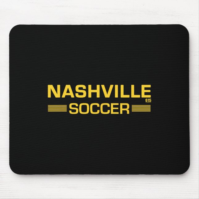 Nashville Soccer  Mouse Mat (Front)