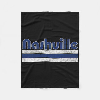 Nashville Soccer Vintage City  Fleece Blanket