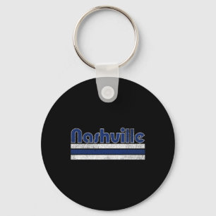 Nashville Soccer Vintage City  Key Ring