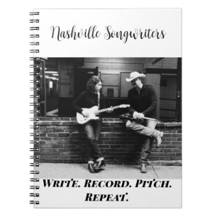 Nashville Songwriters Notepad Notebook