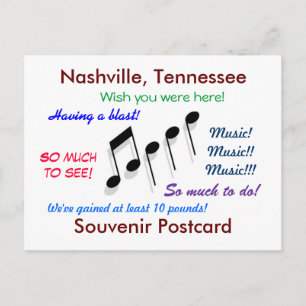 Nashville Souvenir Postcard