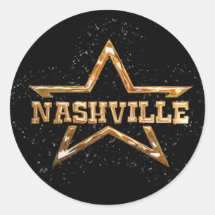 Nashville Star Classic Round Sticker