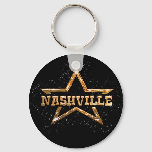 Nashville Star Key Ring (Front)