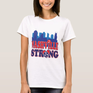 Nashville-Strong-Skyline-and-Music-Note T-Shirt