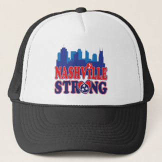 Nashville-Strong-Skyline-and-Music-Note Trucker Hat